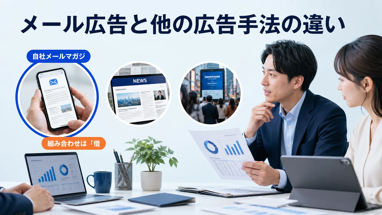 メール広告と他の広告手法の違い