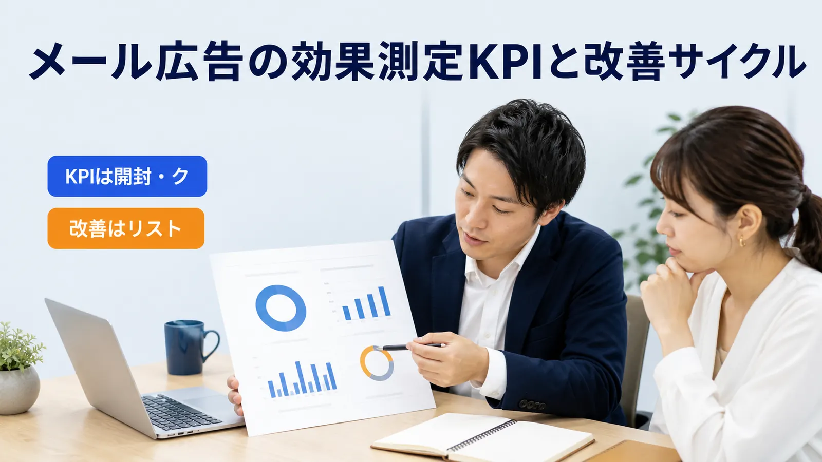 メール広告の効果測定KPIと改善サイクル