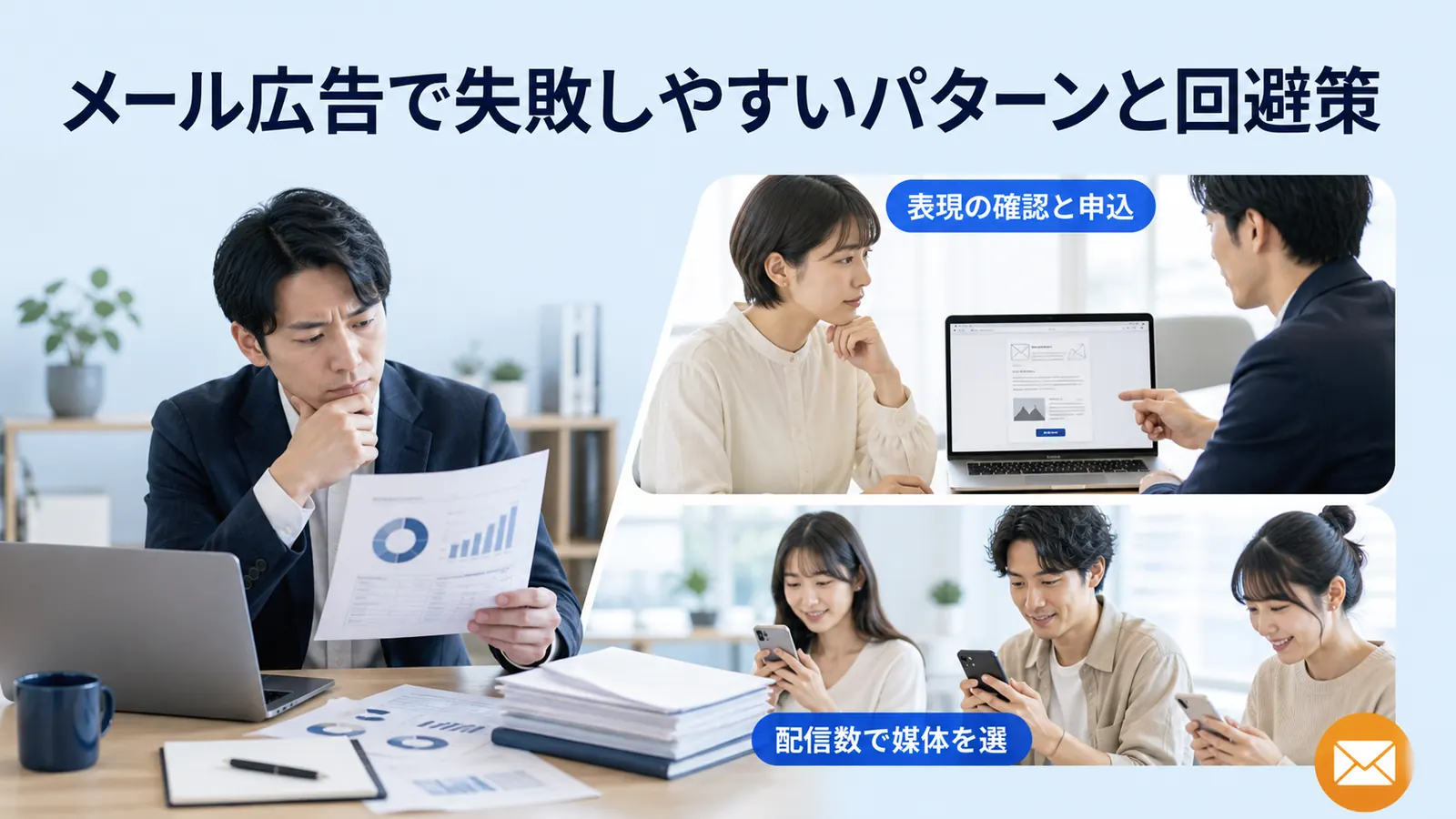 メール広告で失敗しやすいパターンと回避策