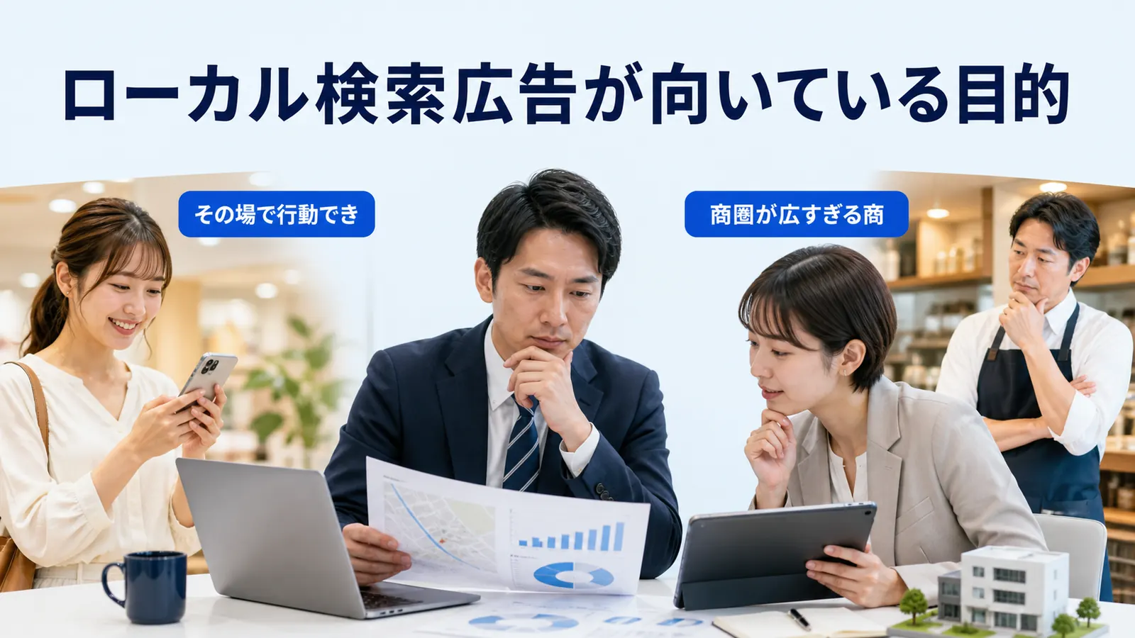 ローカル検索広告が向いている目的