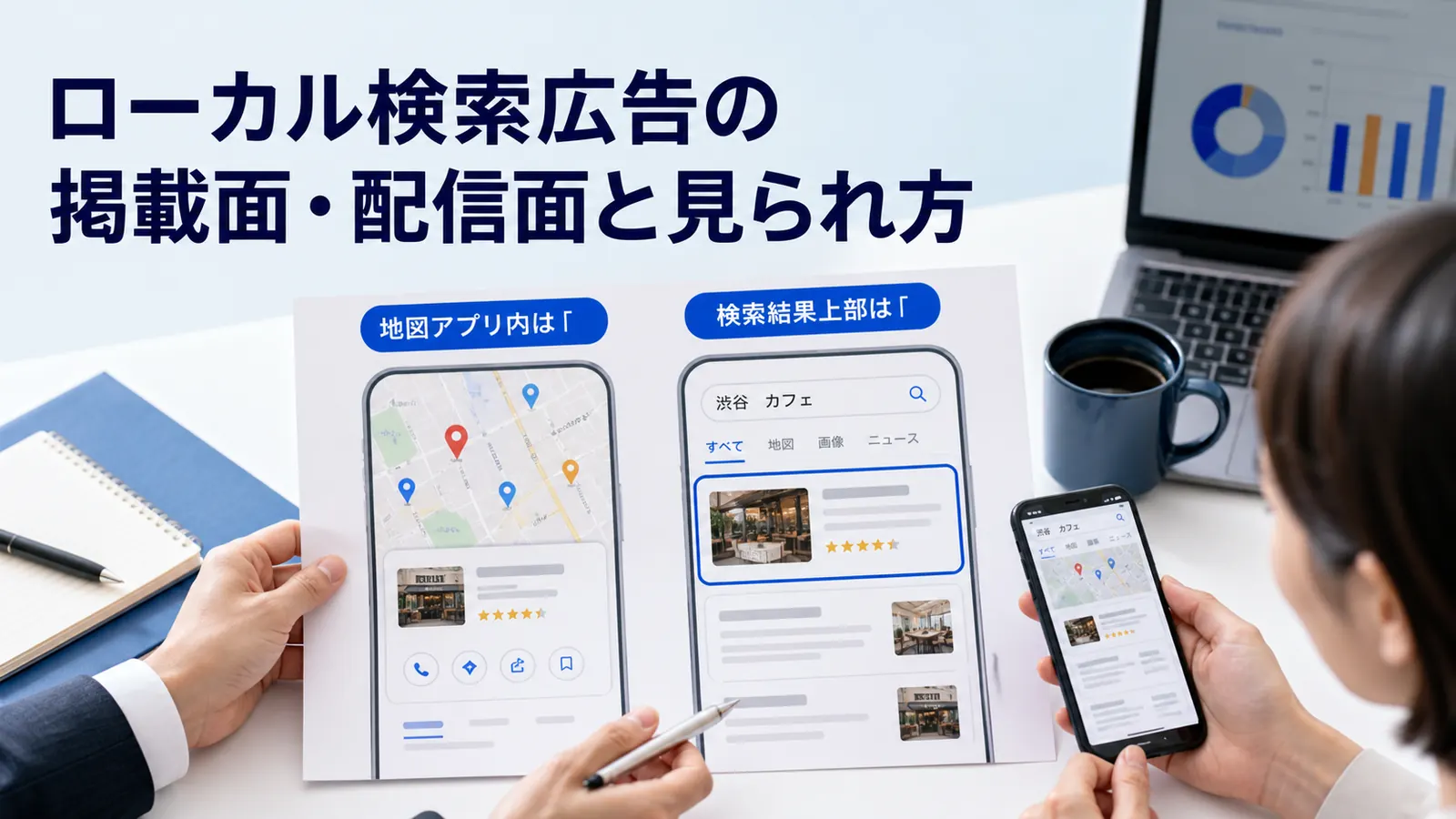 ローカル検索広告の掲載面・配信面と見られ方