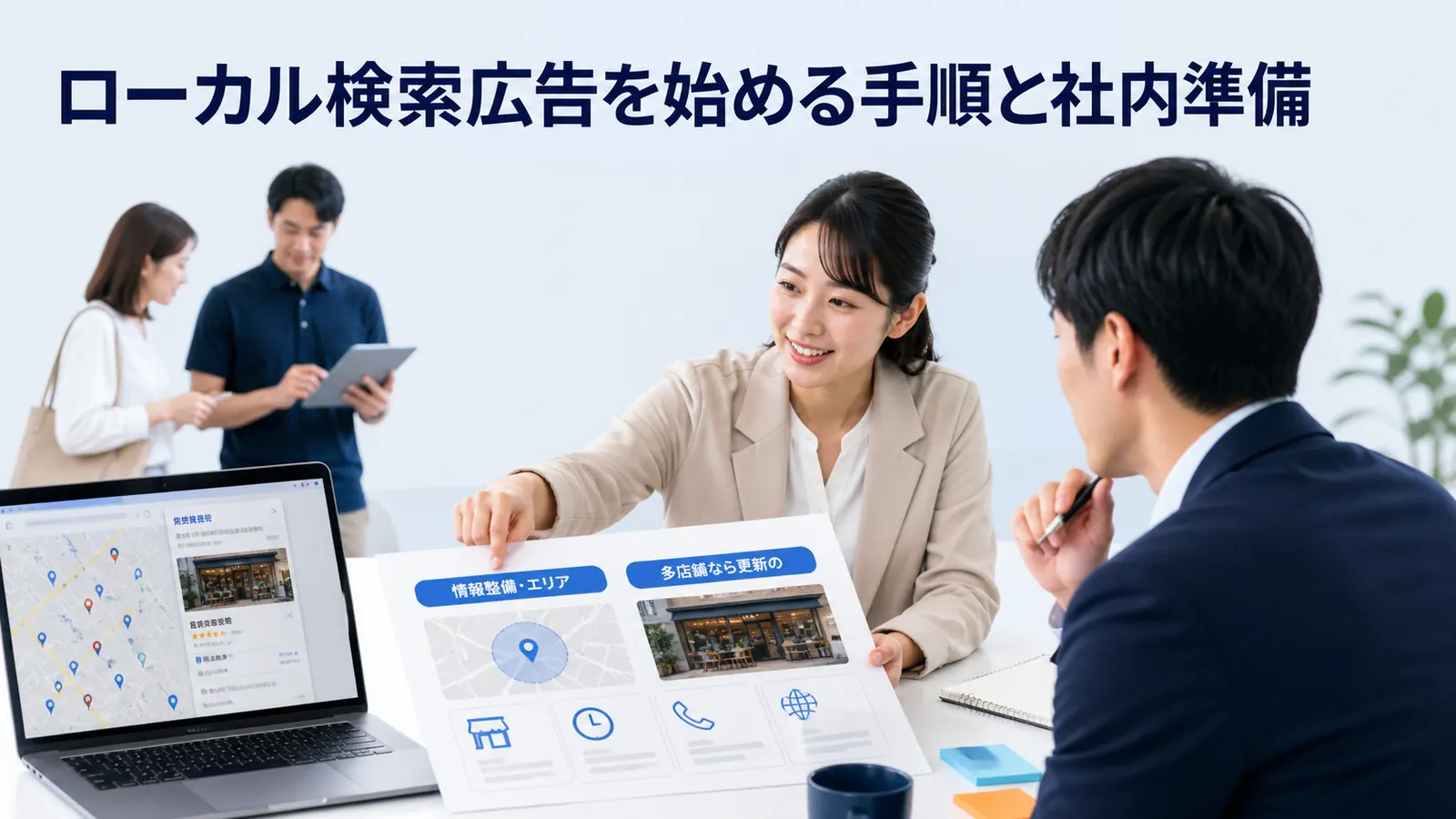 ローカル検索広告を始める手順と社内準備