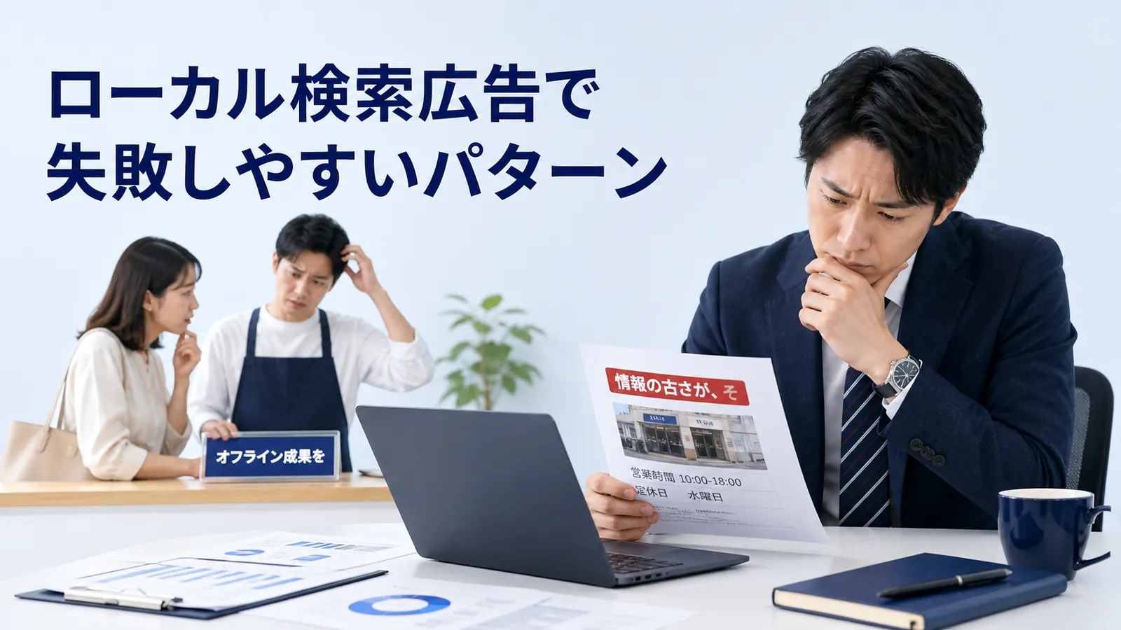ローカル検索広告で失敗しやすいパターン