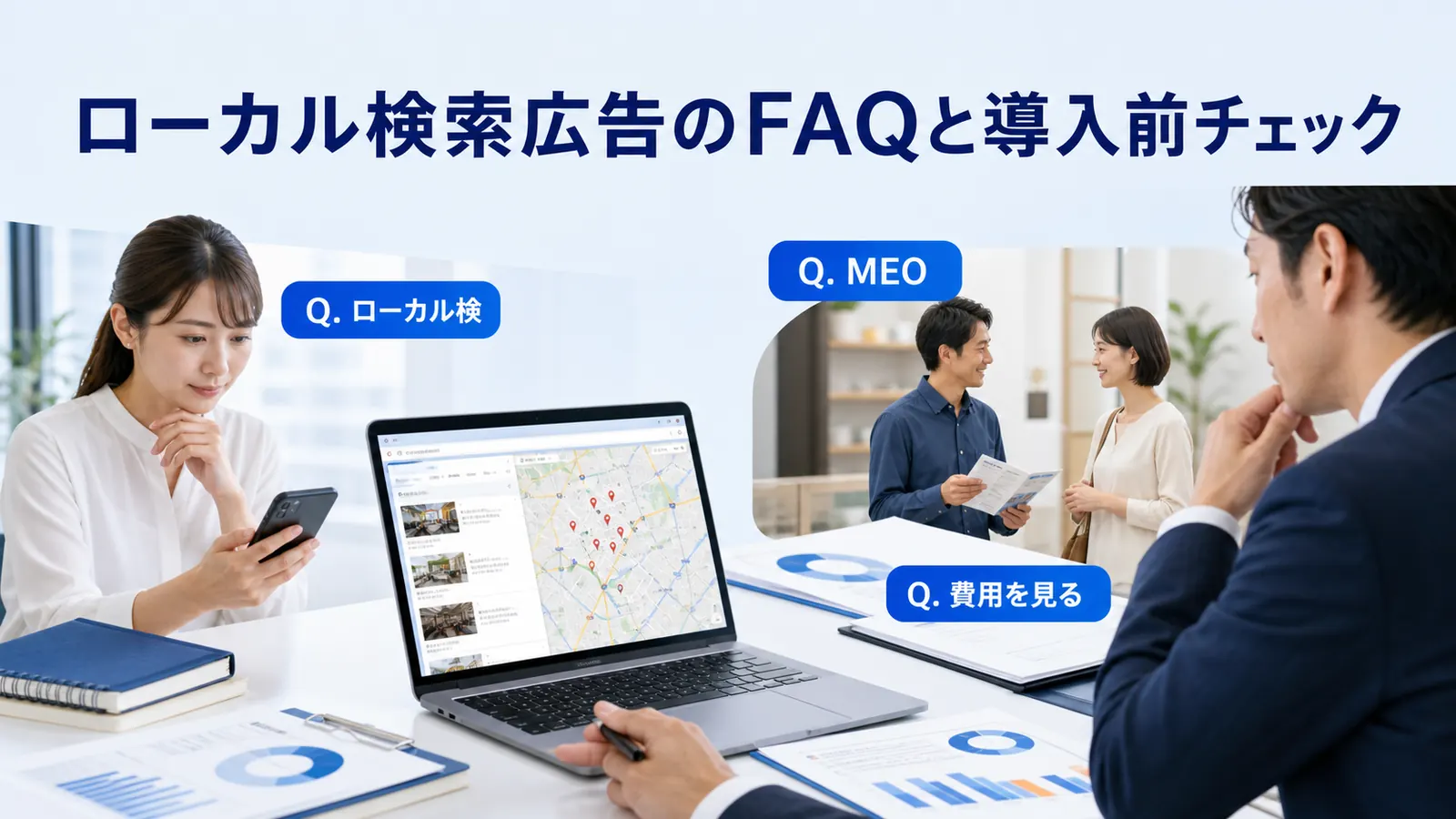 ローカル検索広告のFAQと導入前チェック