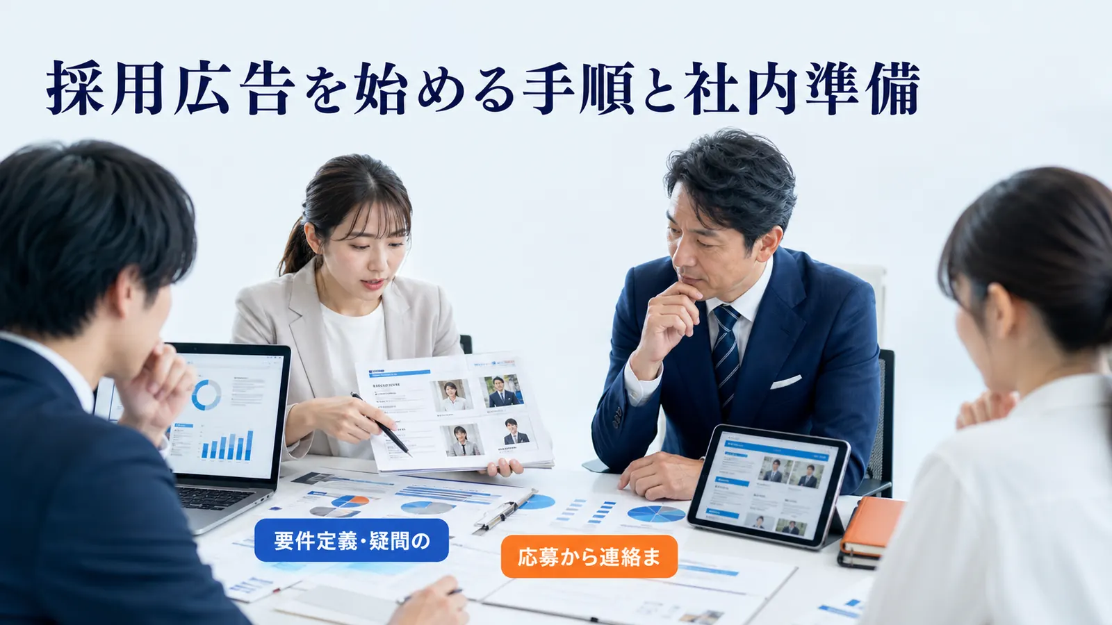 採用広告を始める手順と社内準備