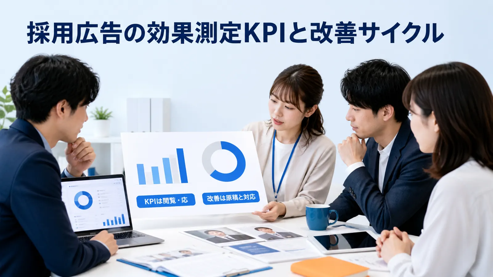 採用広告の効果測定KPIと改善サイクル