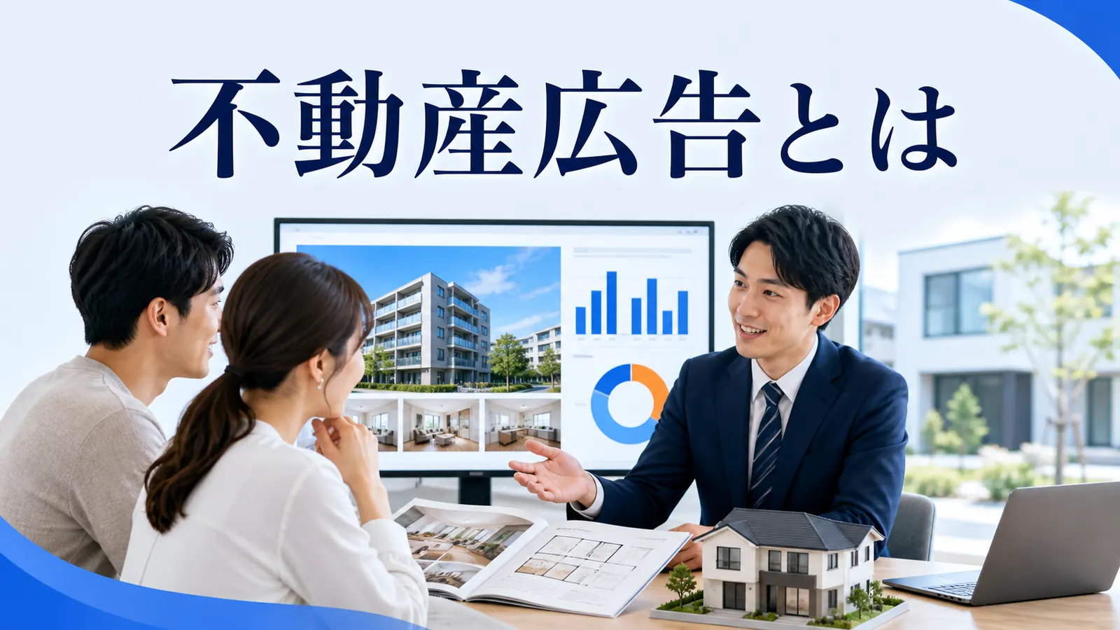 不動産広告とはを内容別のオリジナル構図で整理した図解