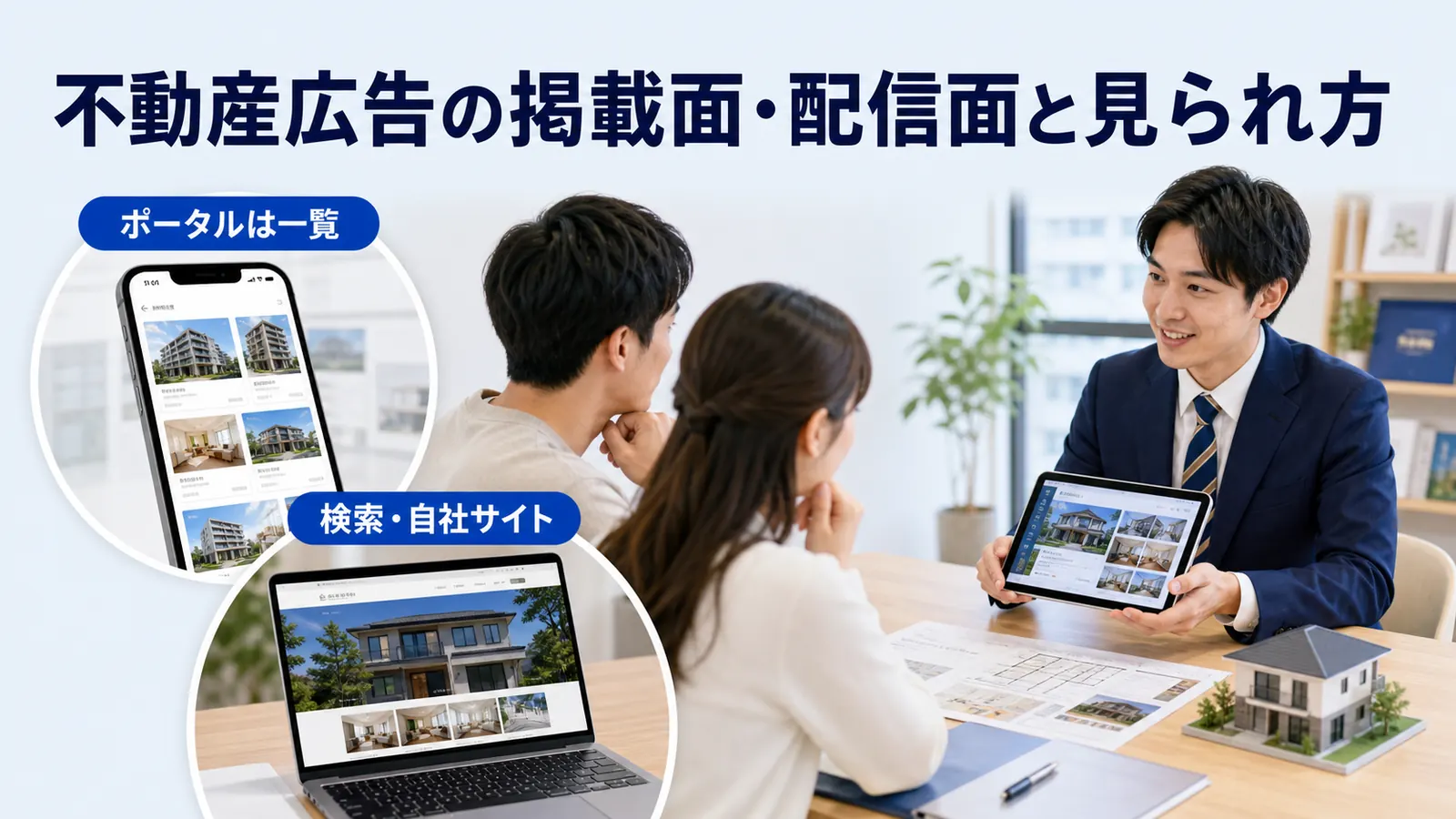 不動産広告の掲載面・配信面と見られ方