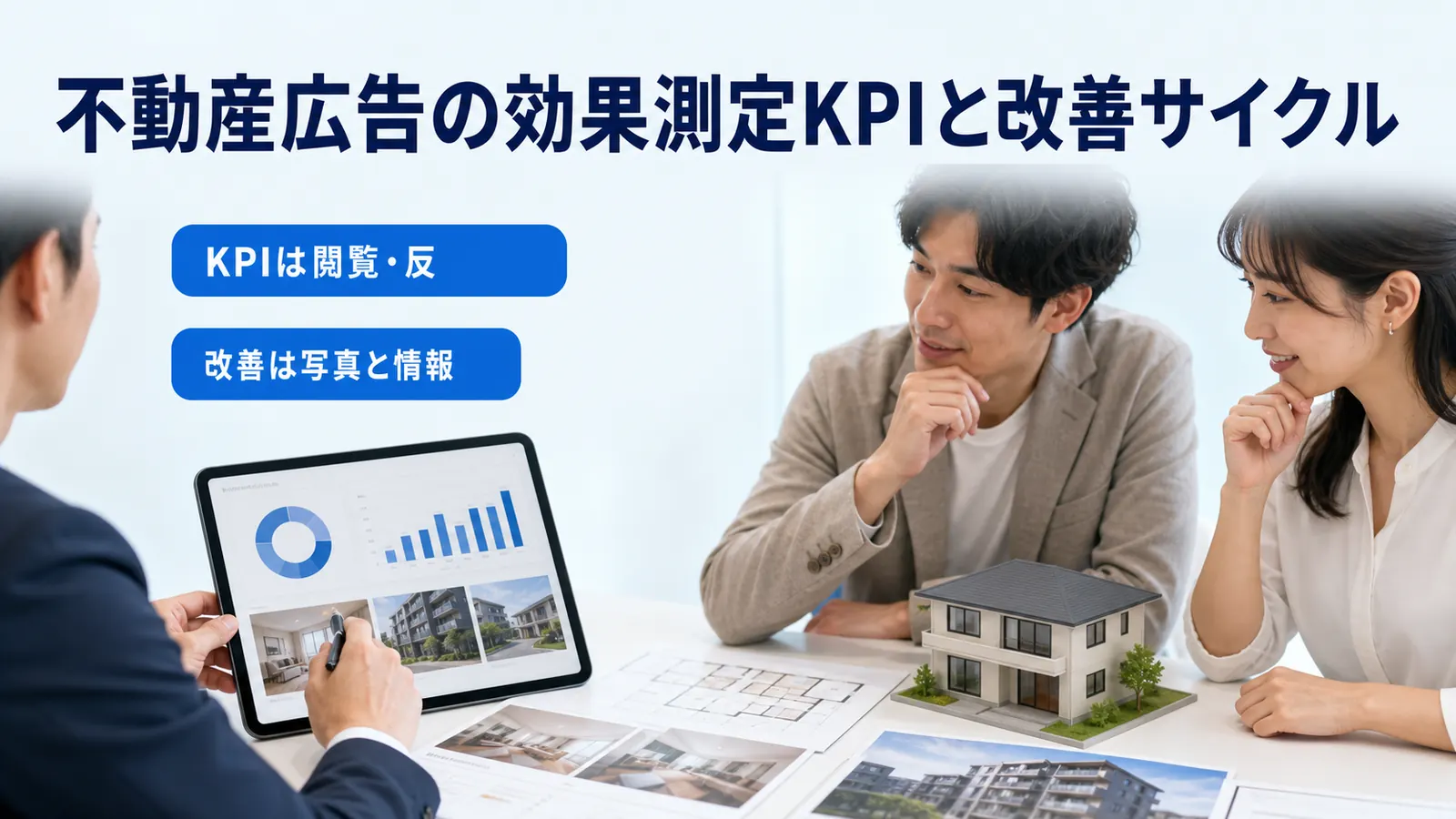 不動産広告の効果測定KPIと改善サイクル