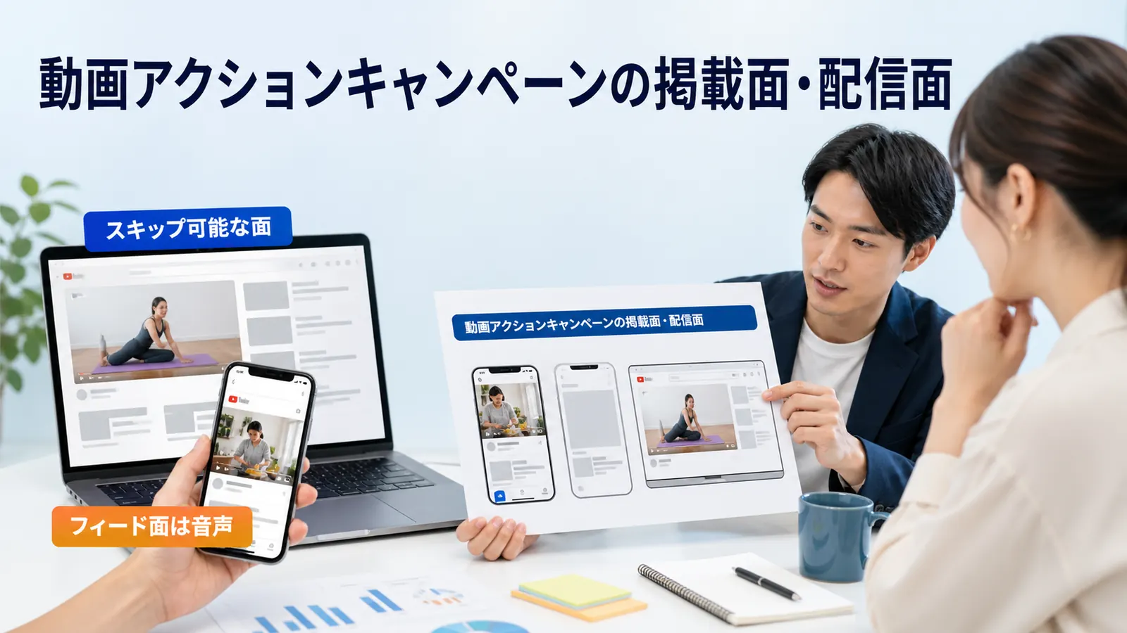 動画アクションキャンペーンの掲載面・配信面