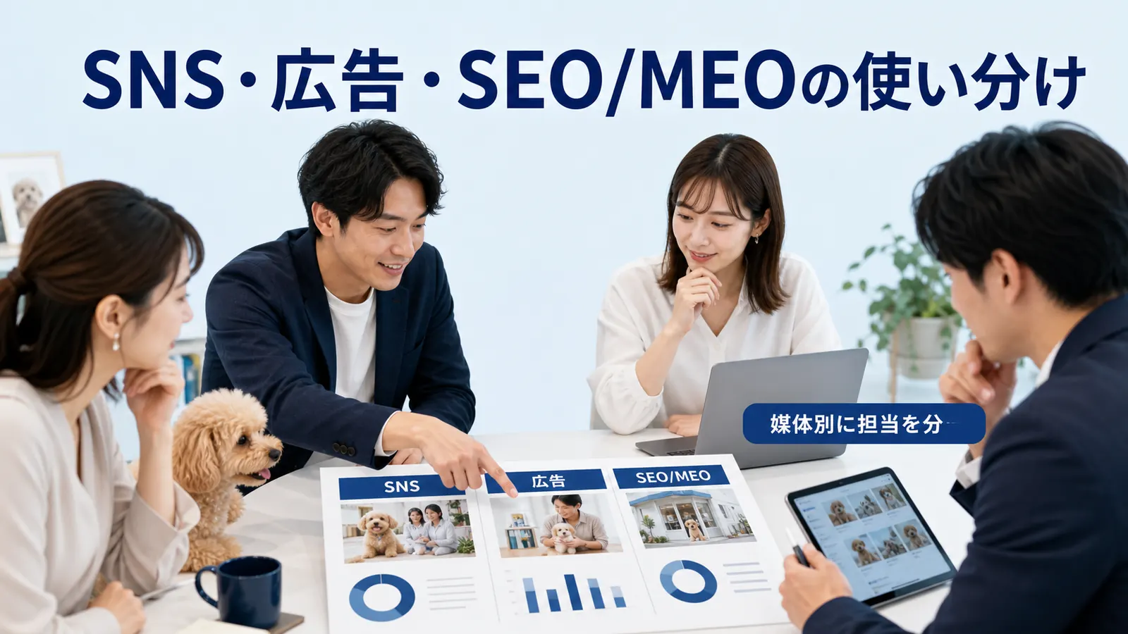 SNS・広告・SEO/MEOの使い分け
