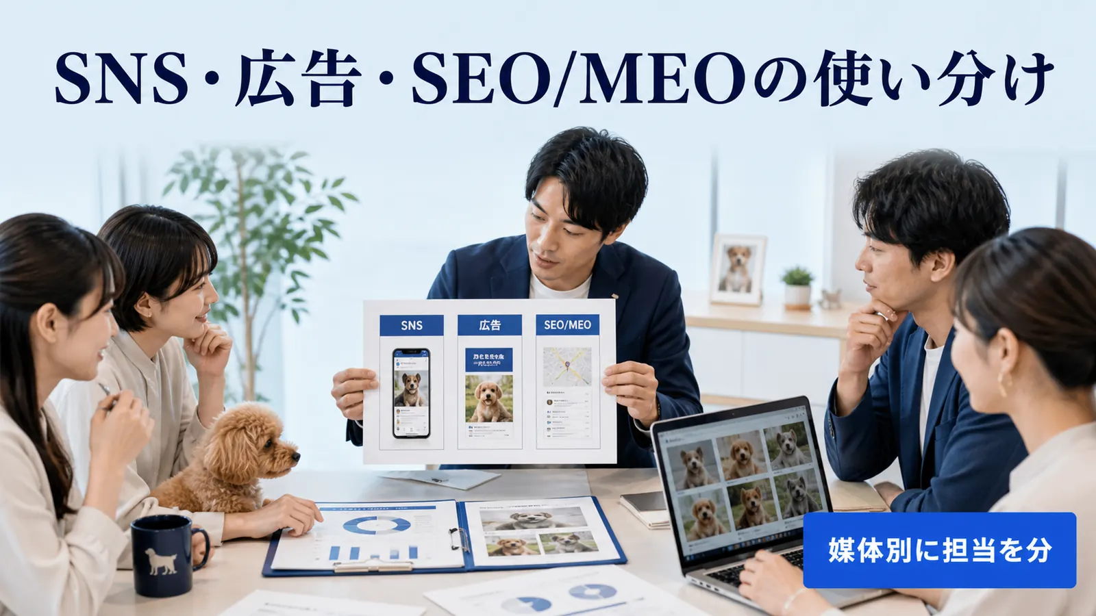 SNS・広告・SEO/MEOの使い分け