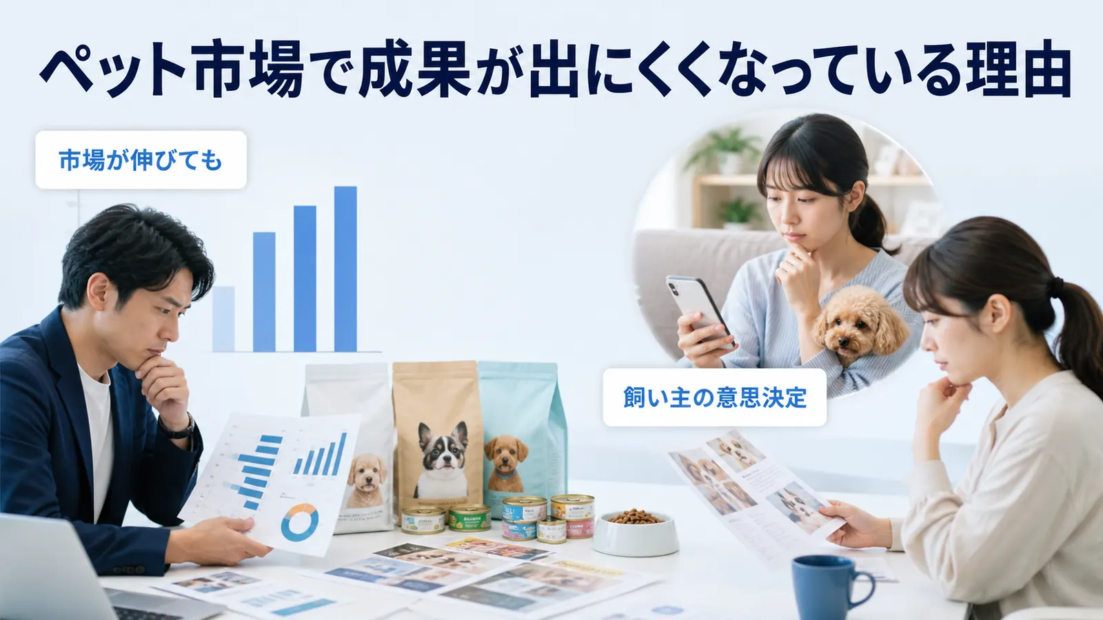 ペット市場で成果が出にくくなっている理由