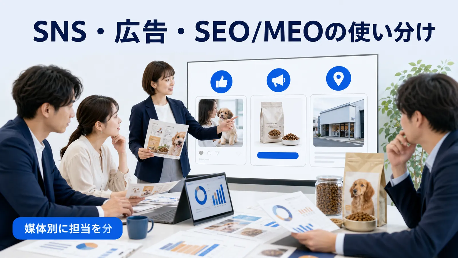 SNS・広告・SEO/MEOの使い分け