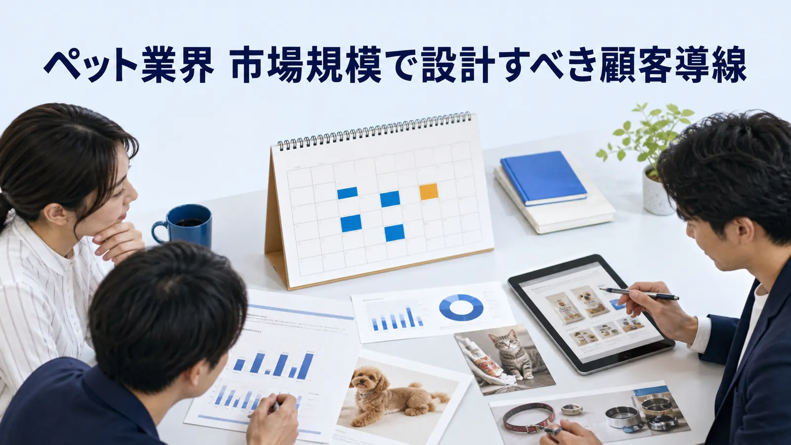 ペット業界 市場規模で設計すべき顧客導線