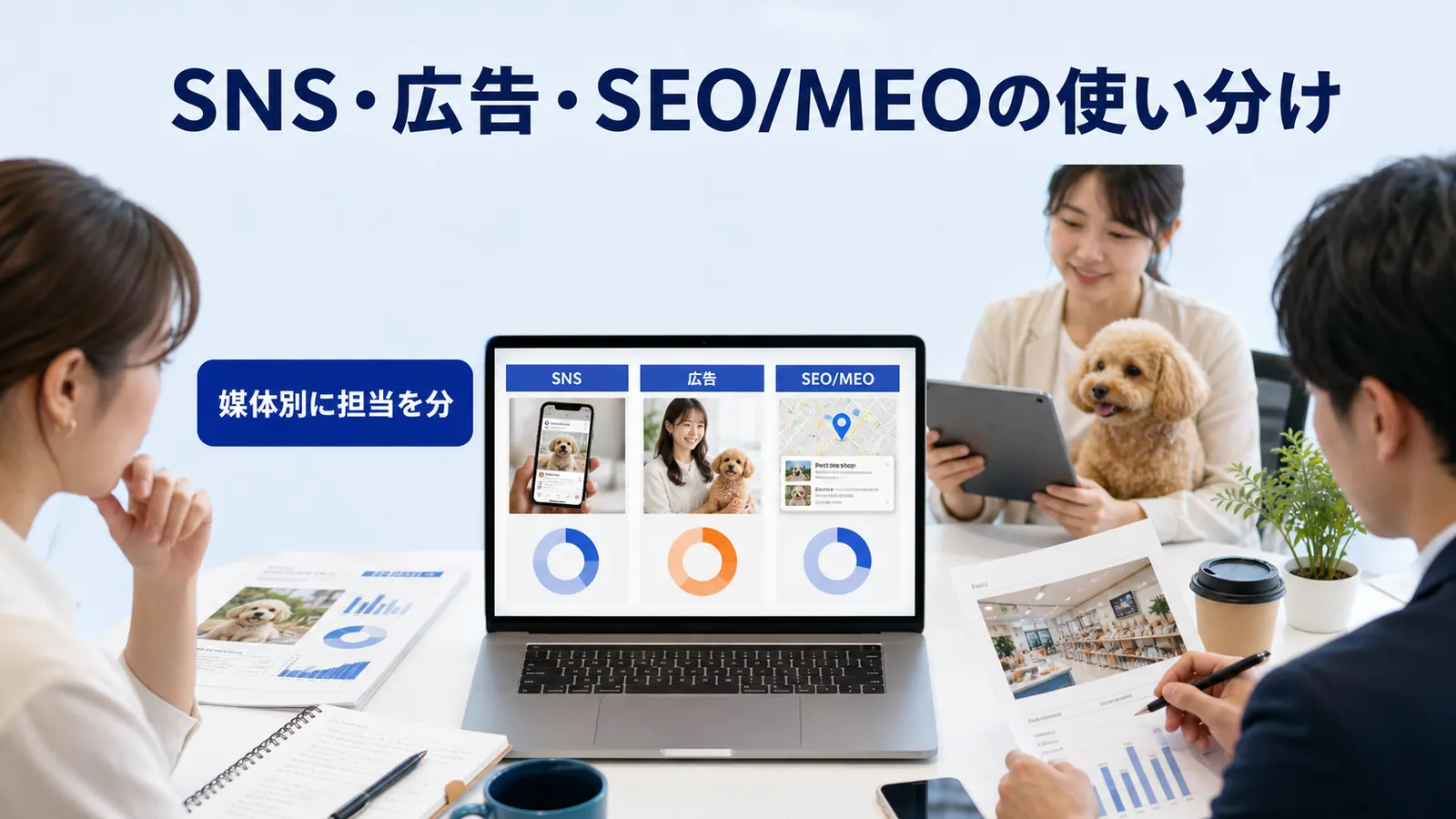 SNS・広告・SEO/MEOの使い分け