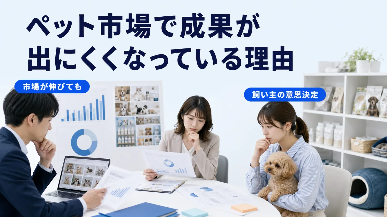 ペット市場で成果が出にくくなっている理由