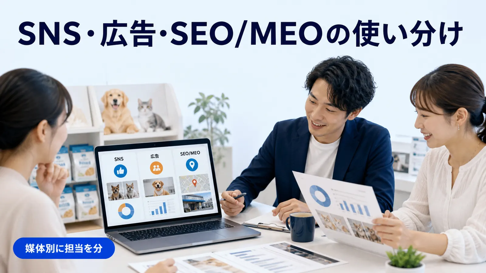 SNS・広告・SEO/MEOの使い分け