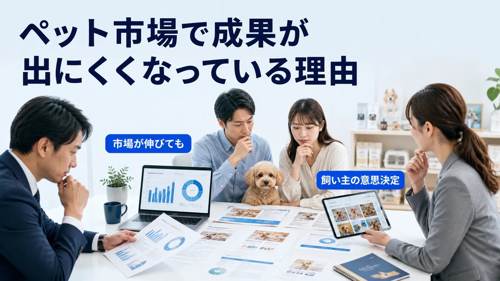 ペット市場で成果が出にくくなっている理由