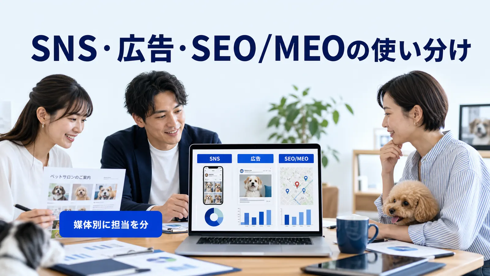 SNS・広告・SEO/MEOの使い分け