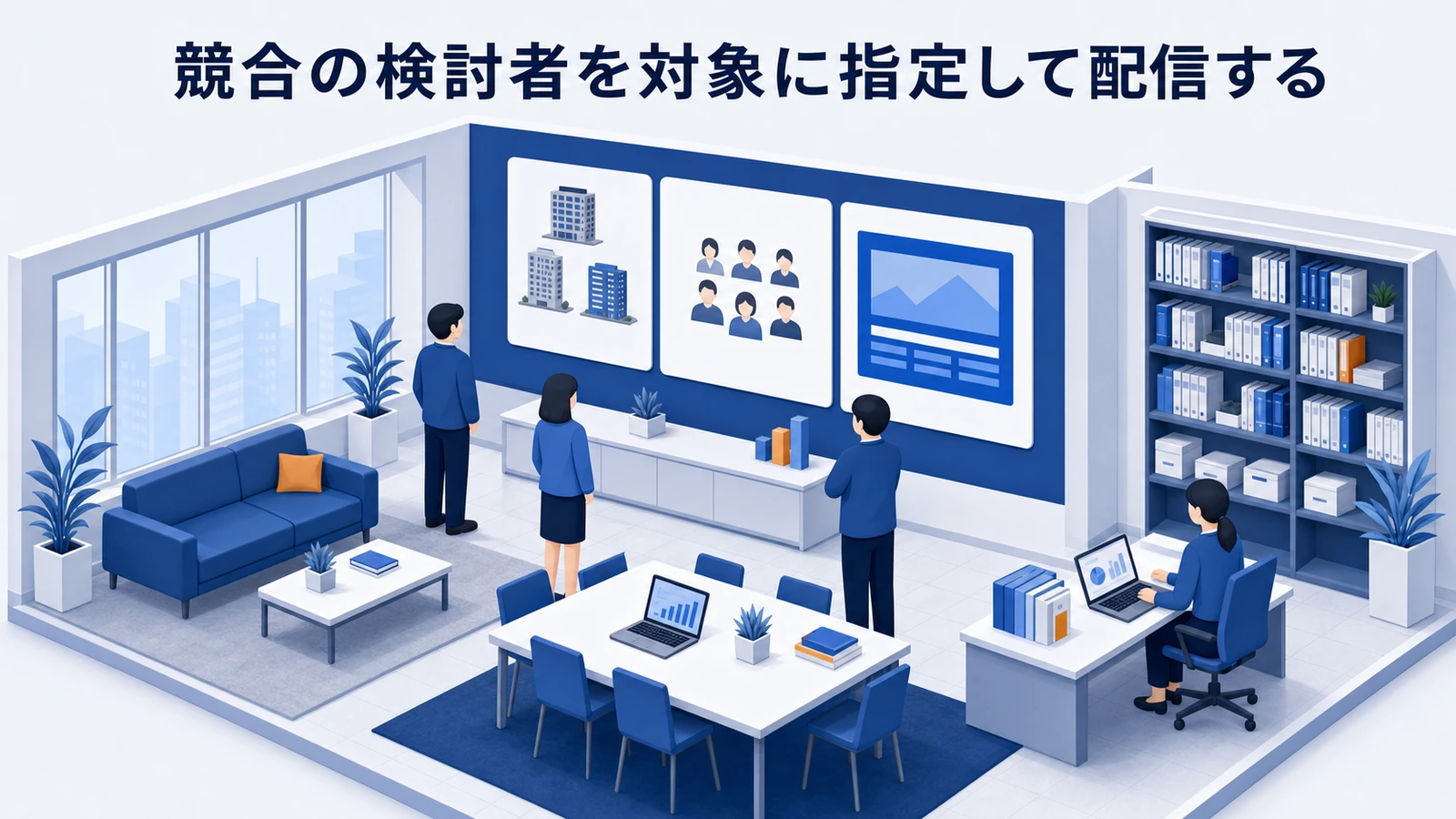 ライバルマーケティング広告の仕組みとは？競合サイト訪問者へ届ける考え方と活用法 ライバルマーケティング広告の仕組みとは？ Image 2.0図解