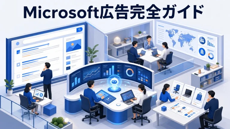 【2026年最新】Microsoft広告完全ガイド|Copilot統合・LinkedIn連携・パフォーマンスマックスで差をつける広告運用戦略 Image 2.0 図解