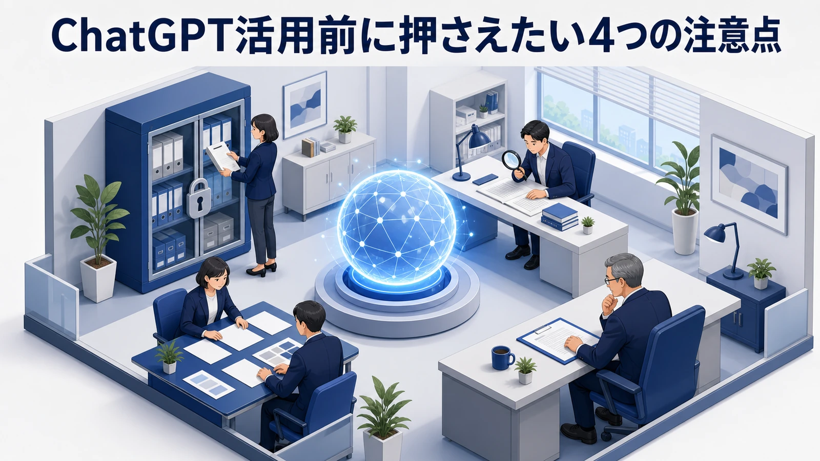 ChatGPT活用前に押さえたい4つの注意点 Image 2.0図解