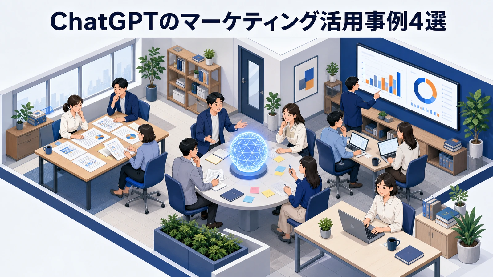 ChatGPTのマーケティング活用事例4選 Image 2.0図解