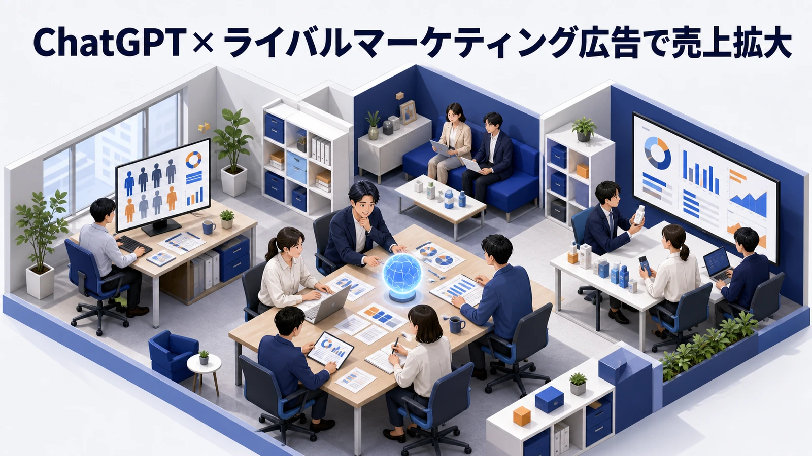 ChatGPTとライバルマーケティング広告の連携 Image 2.0図解