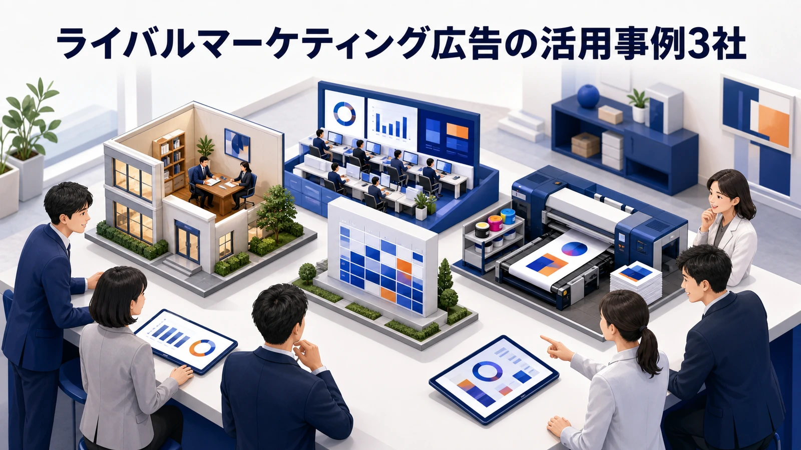 ライバルマーケティング広告の活用事例3社 Image 2.0図解