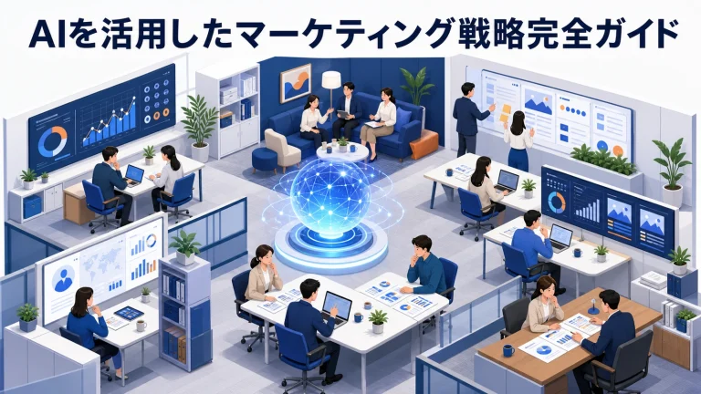 【2026年最新】マーケティング戦略におけるAI活用術完全ガイド｜ChatGPT・Claude・Gemini・GPT-4o対応 Image 2.0 図解