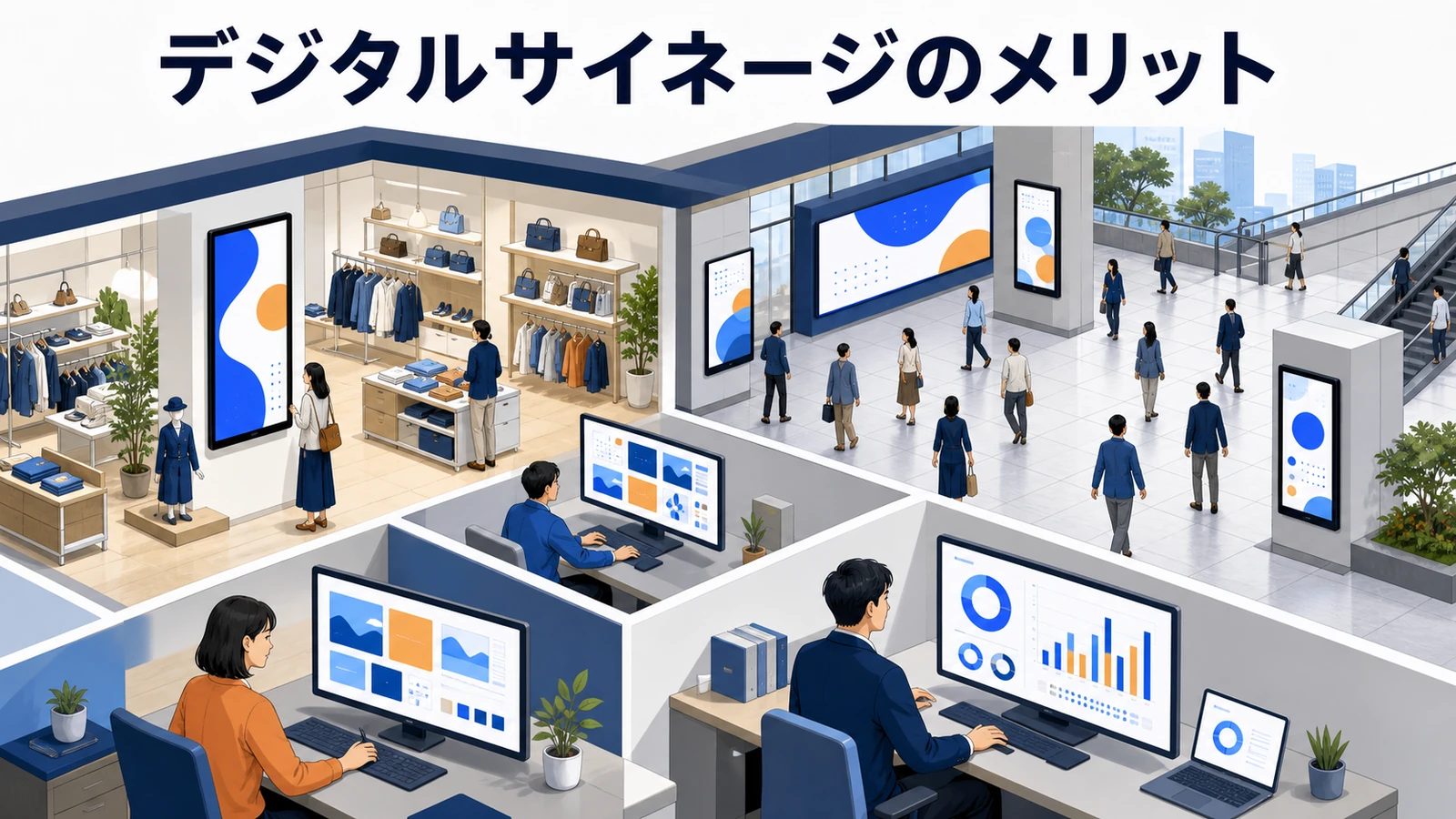 【2026年最新】デジタルサイネージ完全ガイド|AI配信・プログラマティックDOOH・インタラクティブ活用まで 図解03