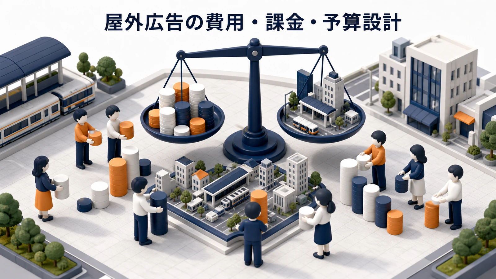 屋外広告の費用・課金・予算設計を解説するimage2.0インフォグラフィック