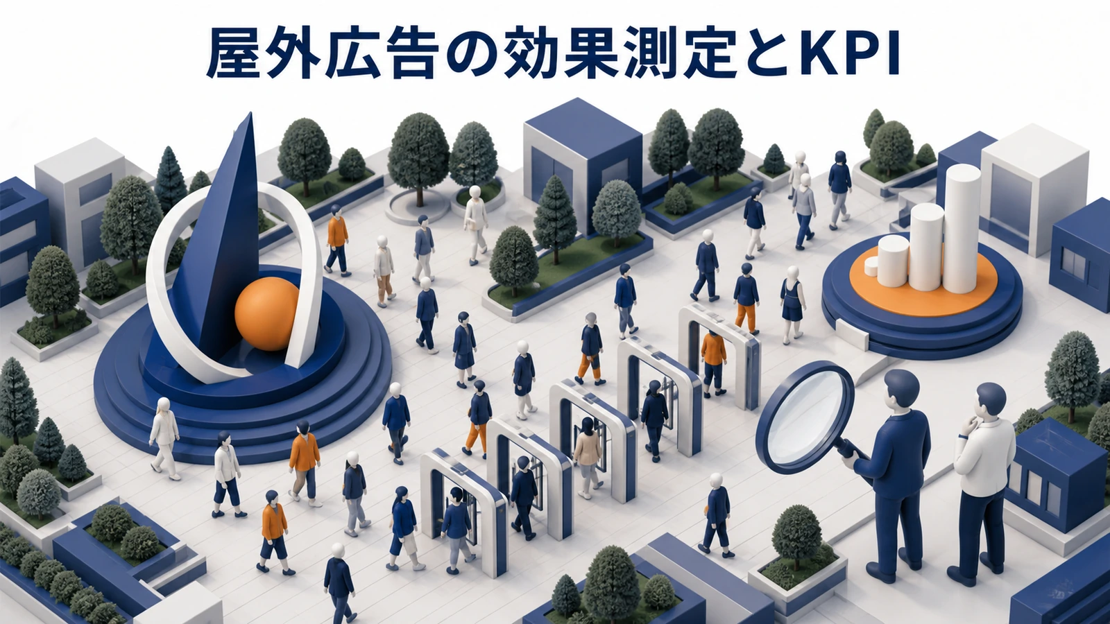 屋外広告の効果測定とKPIを解説するimage2.0インフォグラフィック