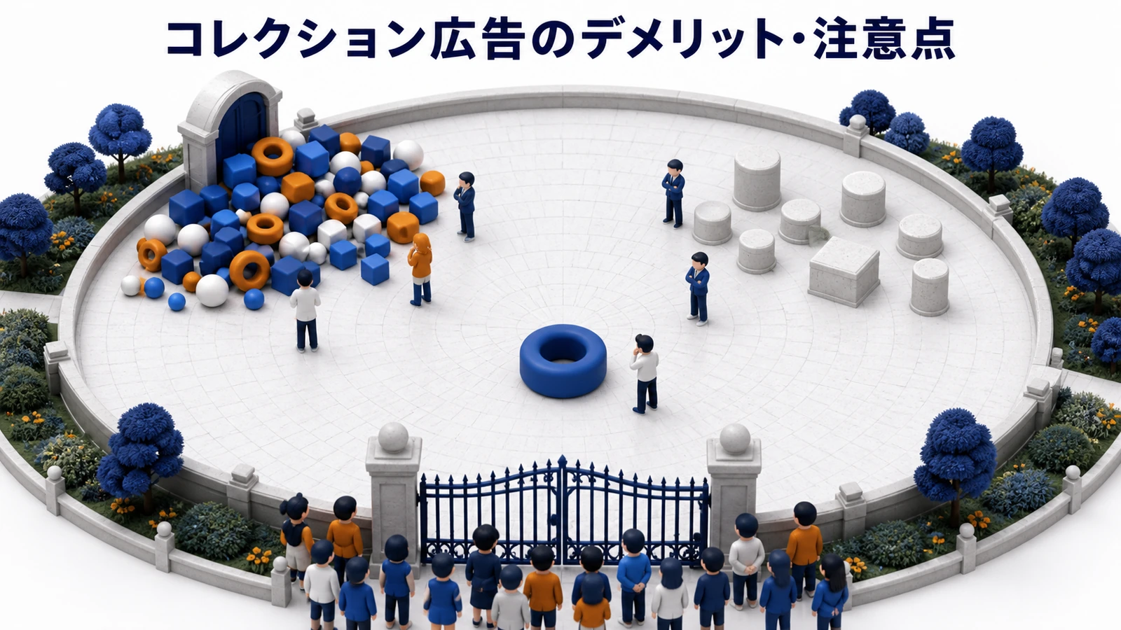 コレクション広告のデメリット・注意点を解説するimage2.0インフォグラフィック
