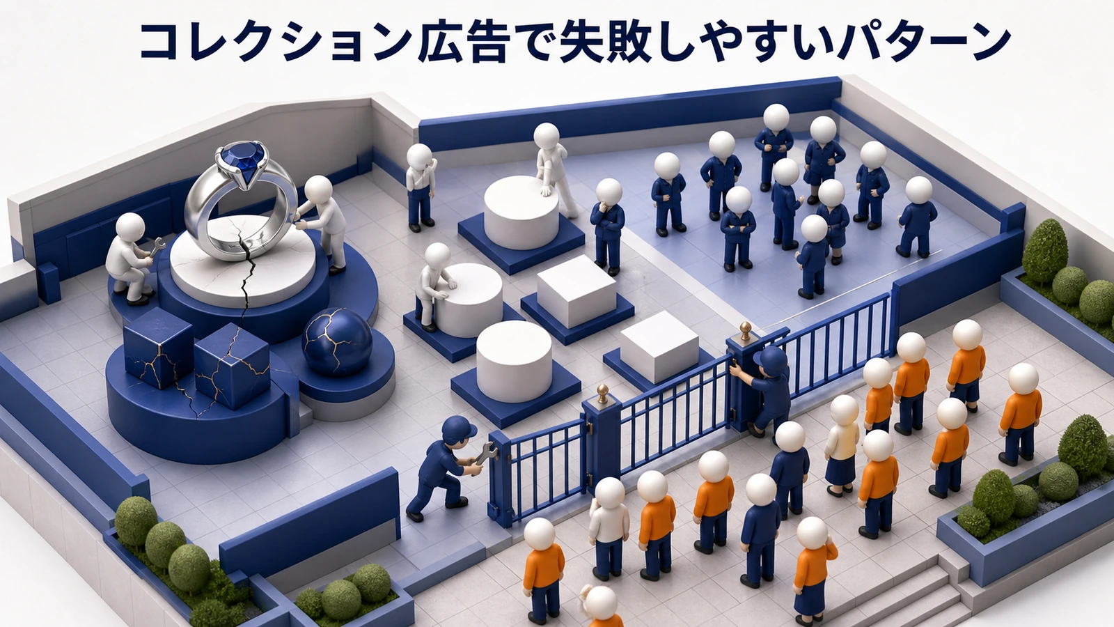 コレクション広告で失敗しやすいパターンを解説するimage2.0インフォグラフィック