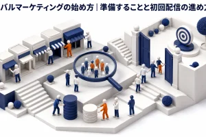 ライバルマーケティングの始め方｜準備することと初回配信の進め方 Image 2.0 図解