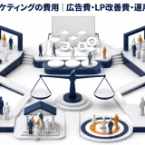 ライバルマーケティングの費用|広告費・LP改善費・運用費の考え方 Image 2.0 図解