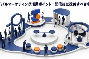 ライバルマーケティング活用ポイント｜配信後に改善すべき項目 Image 2.0 図解