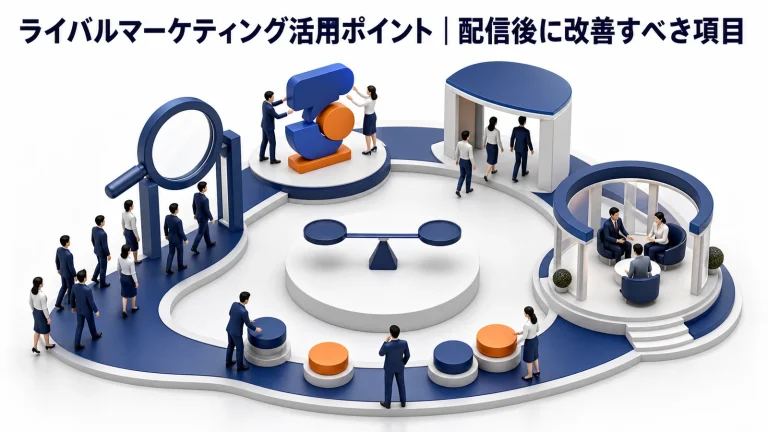 ライバルマーケティング活用ポイント|配信後に改善すべき項目 Image 2.0 図解