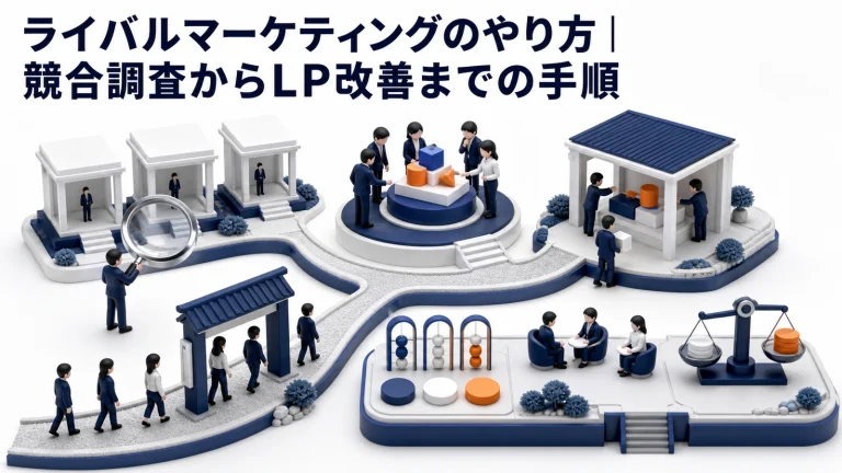 ライバルマーケティングのやり方|競合調査からLP改善までの手順 Image 2.0 図解