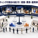 ライバルマーケティング代理店の選び方｜提案・費用・運用体制の確認ポイント Image 2.0 図解