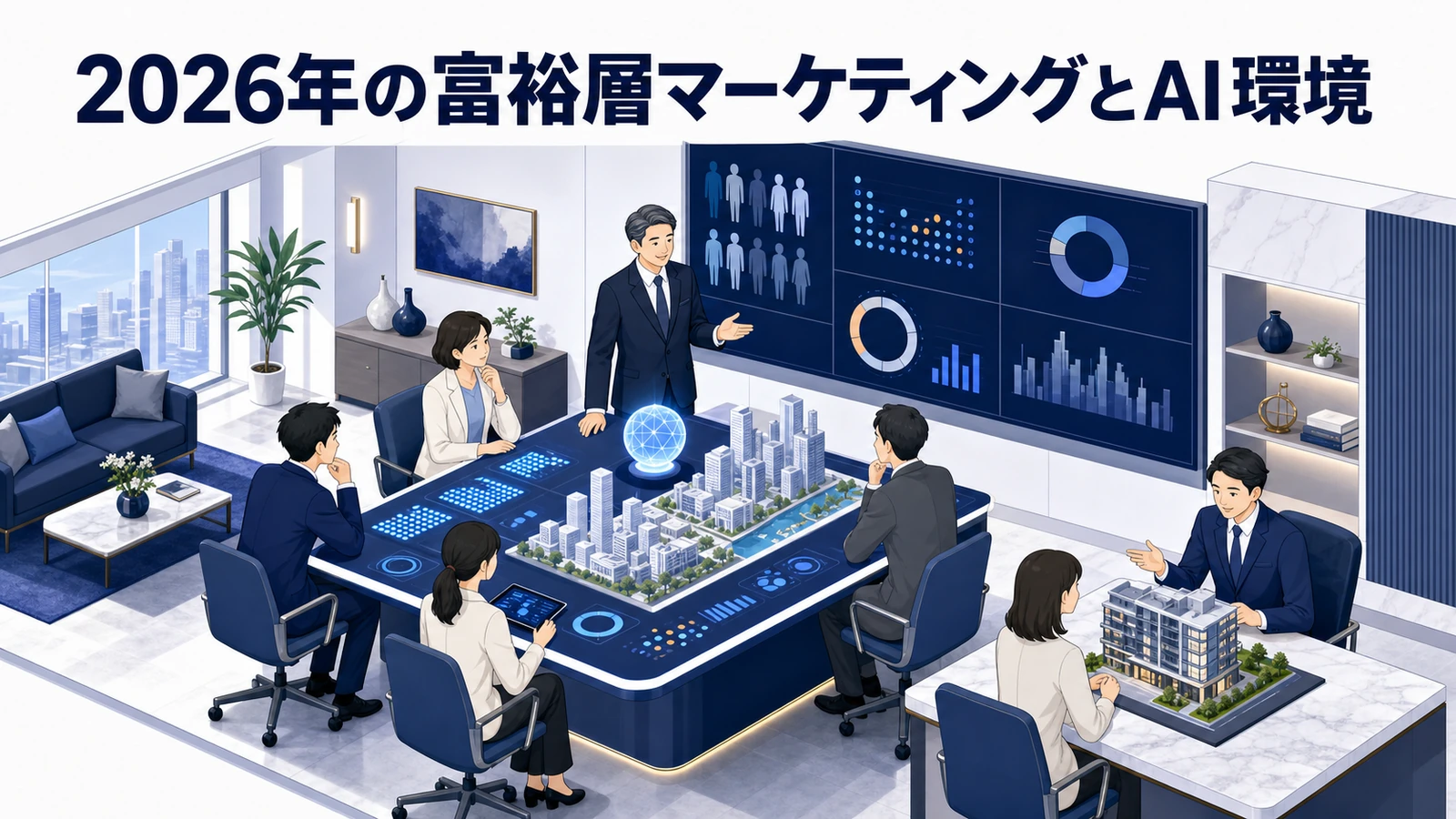 【2026年最新】富裕層を魅了するAI活用不動産投資マーケティング完全ガイド|ChatGPT・Claude・Geminiで高純資産層にアプローチ 図解01