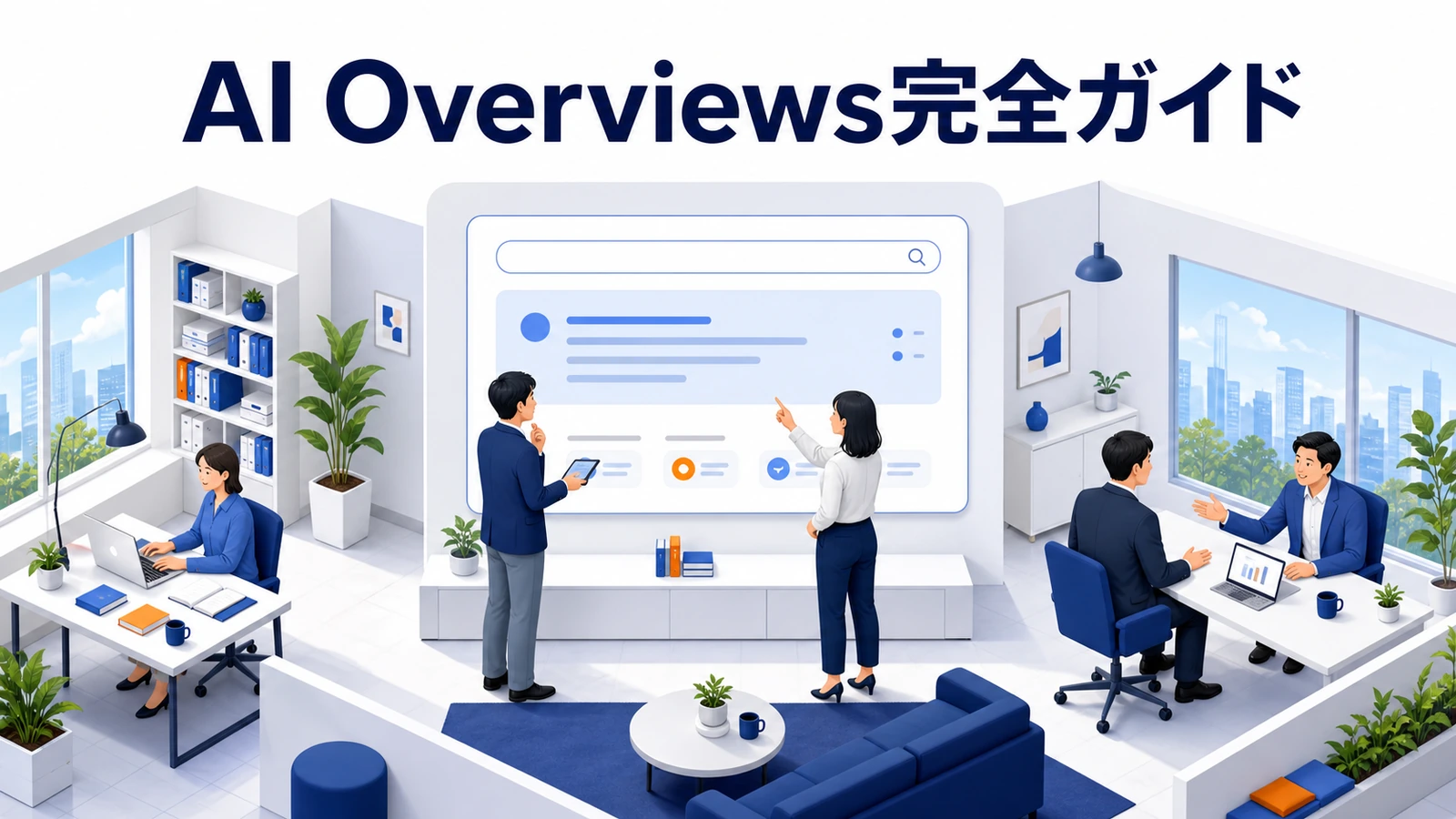 【2026年最新】AI Overviews完全ガイド｜仕組み・SEO影響・最適化戦略とBing Copilot・Perplexity比較 Image 2.0 図解