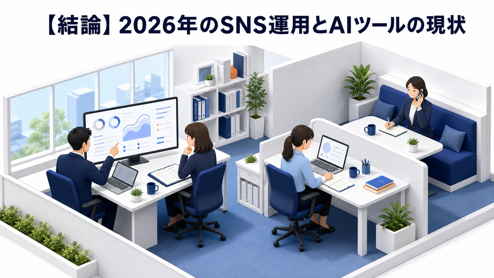 【2026年最新】AIツールを活用したSNS運用術完全ガイド｜ChatGPT・Claude・Gemini・GPT-4oで自動化・効率化 図解01