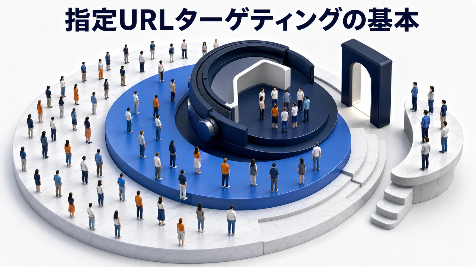 指定URLターゲティングの基本の図解 Image 2.0図解
