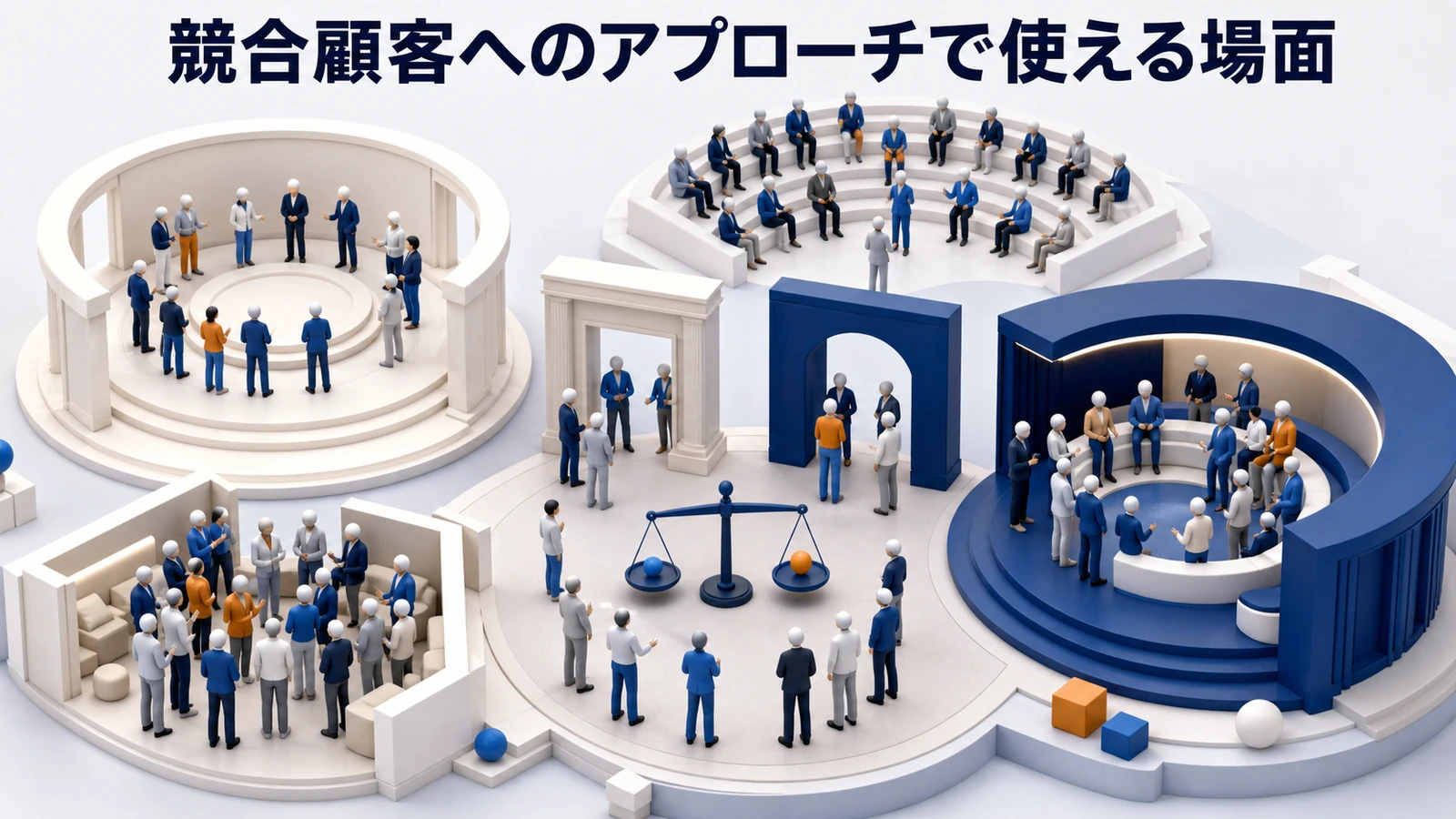 競合顧客へのアプローチで使える場面の図解 Image 2.0図解