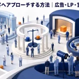 競合顧客へアプローチする方法|広告・LP・営業の設計 Image 2.0 図解
