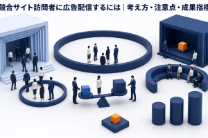 競合サイト訪問者に広告配信するには｜考え方・注意点・成果指標 Image 2.0 図解