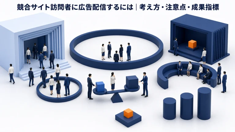 競合サイト訪問者に広告配信するには|考え方・注意点・成果指標 Image 2.0 図解